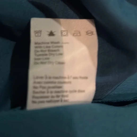 NWT $195 foxiedox | Gloria | Lace Dress with Sheer Arms in Sapphire & Teal Black - Picture 13 of 16